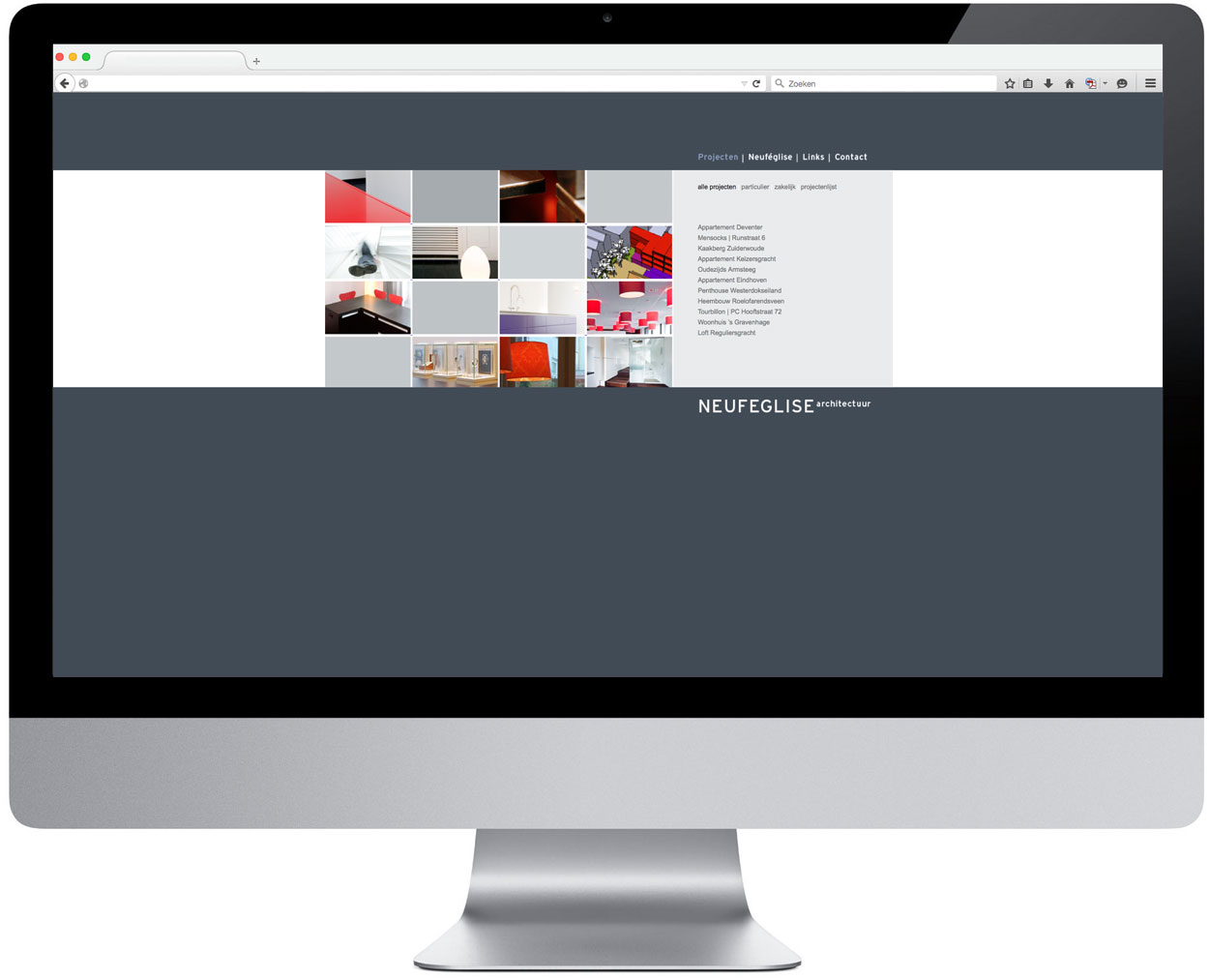 Neufeglise architectuur > Website