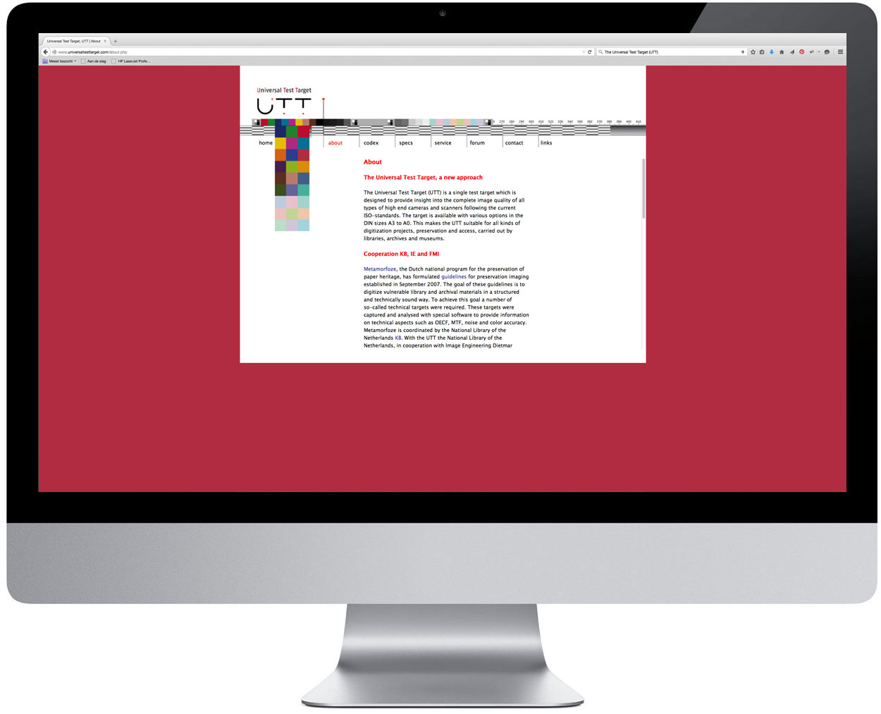 UTT-Universal Test Target > Website 