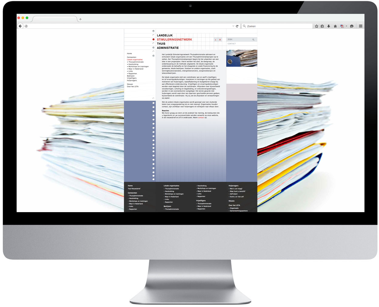 Maagdenhuis > Landelijk Stimuleringsnetwerk Thuisadministratie