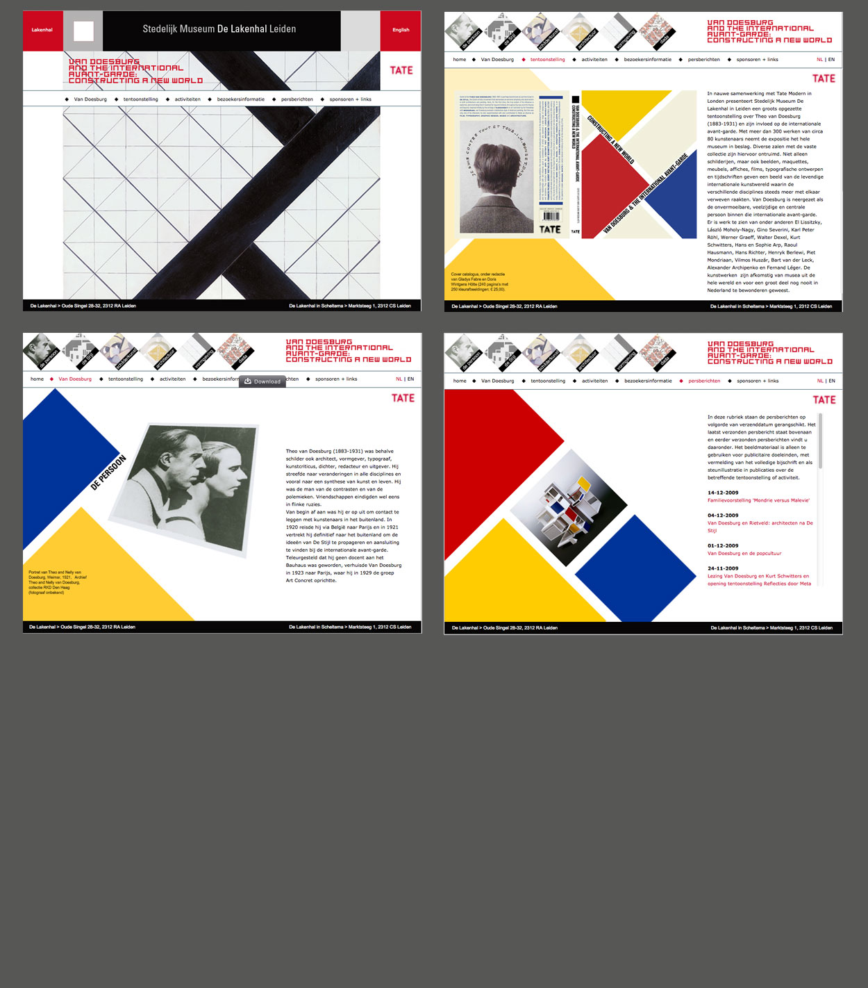 Museum De Lakenhal > Van Doesburg and the international Avant-Garde: Constructing a new world.