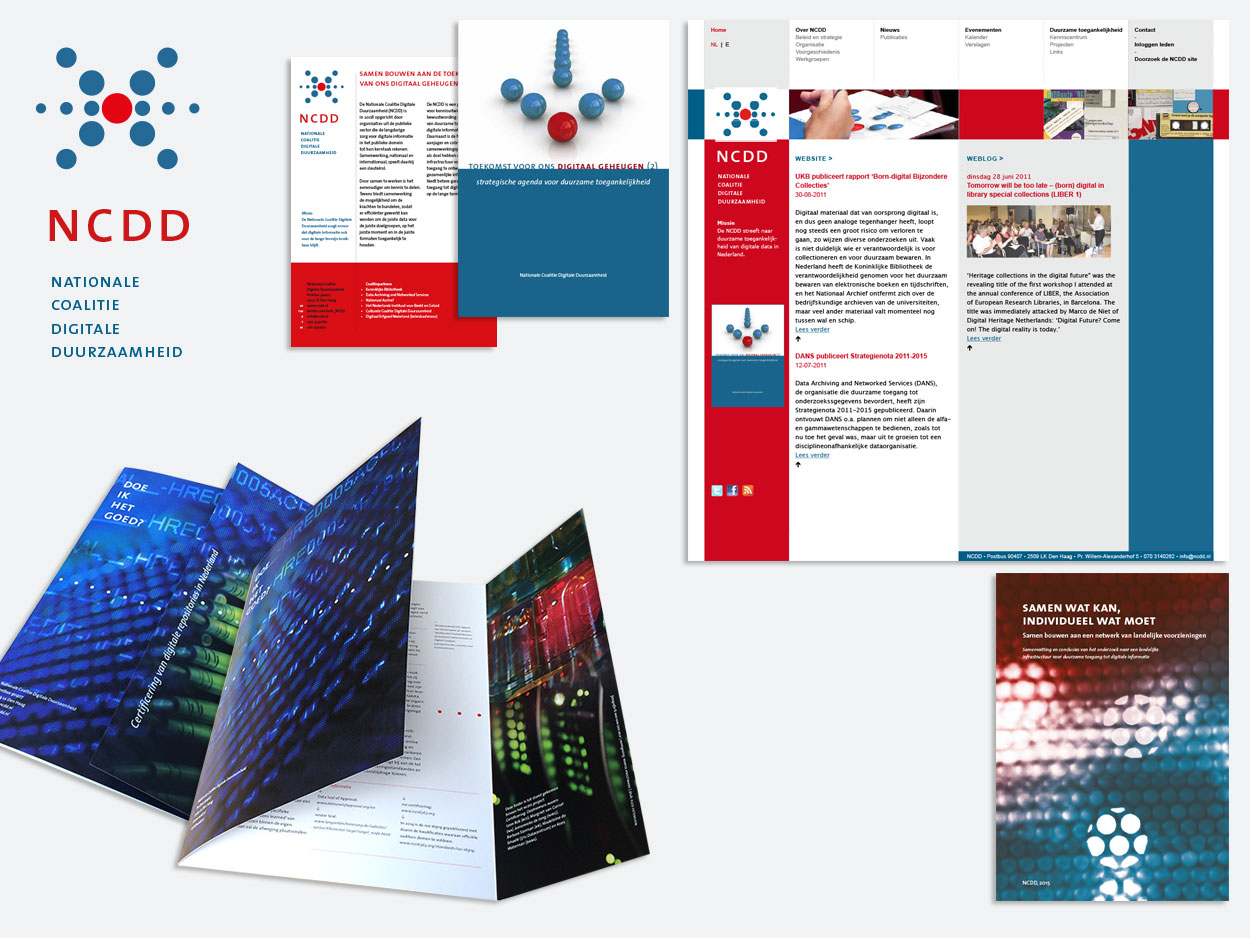 Koninklijke Bibliotheek > Diverse huisstijl middelen voor NCDD