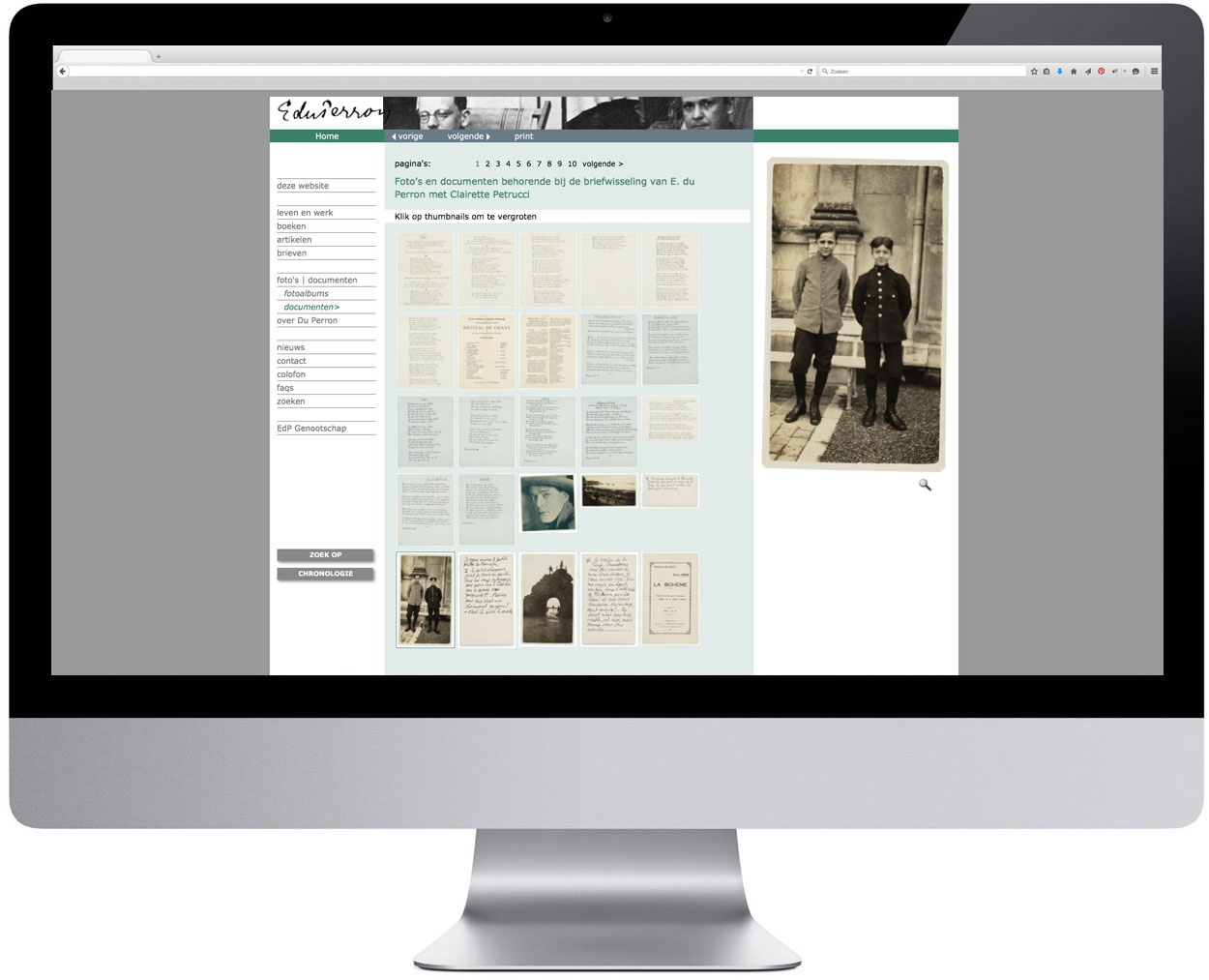 E. du Perron Genootschap > Eduperron.nl